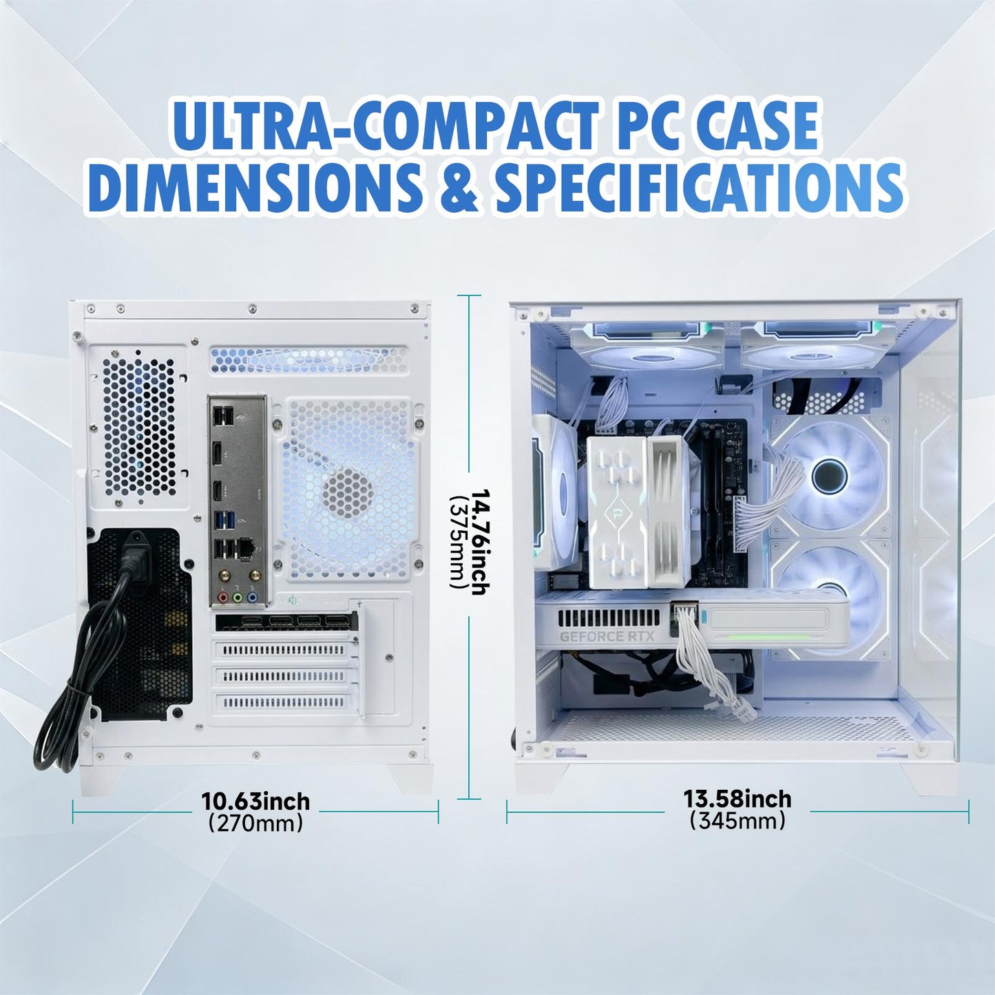ALCPOK X1 Gaming Desktop PC Intel Core i5-14400F, GeForce RTX 5060 8GB, 32GB DDR4 3200MHz RAM, 1TB NVMe SSD, Wi-Fi 6E, Windows 11 Home