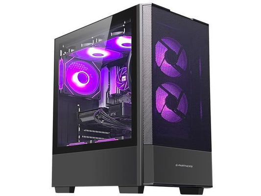 used ALCPOK Gaming PC Desktop, AMD Ryzen 5 9600X 3.9GHz(5.4GHz Turbo), RTX5060 8GB GDDR7 DLSS4, 32GB DDR5 RAM 6000MHz, 1TB NVME SSD, ARGB Water Cooling, WiFi Prebuilt Gaming Computer Windows 11